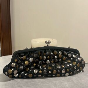 Small handy purse with metal studs